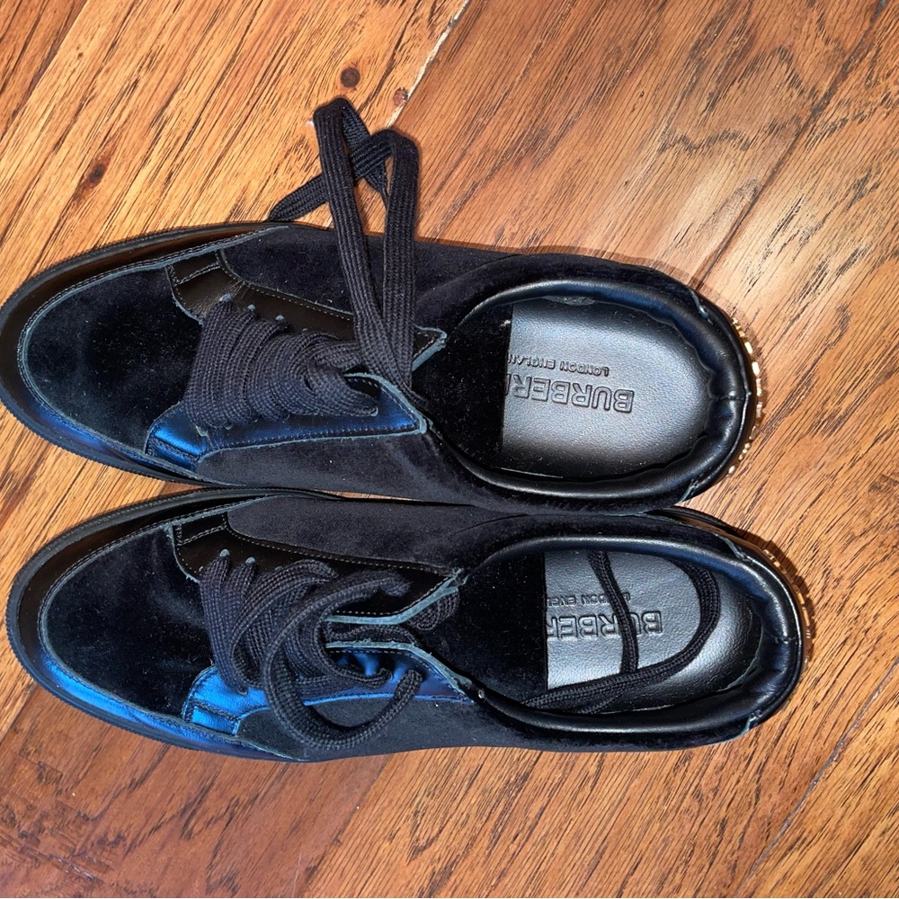 Burberry Men's Black and Blue Sneakers